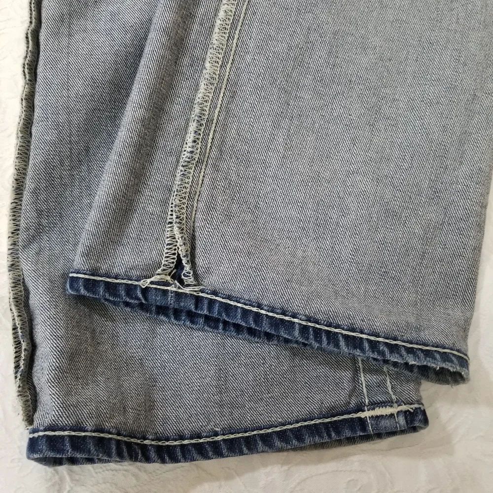 TRUE RELIGION Becky Sz 29 jeans crystal bling Jeans made in USA  flap Pocket Y2k - Picture 7 of 16